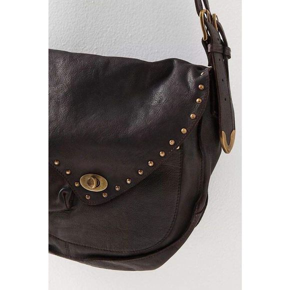 Free People Demi Distressed Messenger Bag - Picture 3 of 11